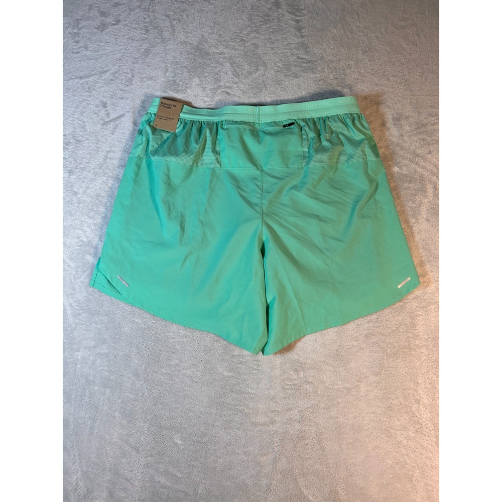 Nike Men's 7" 2 in 1 Lined Running Shorts DM4759 369 Mint Green Size XXL - Picture 2 of 8